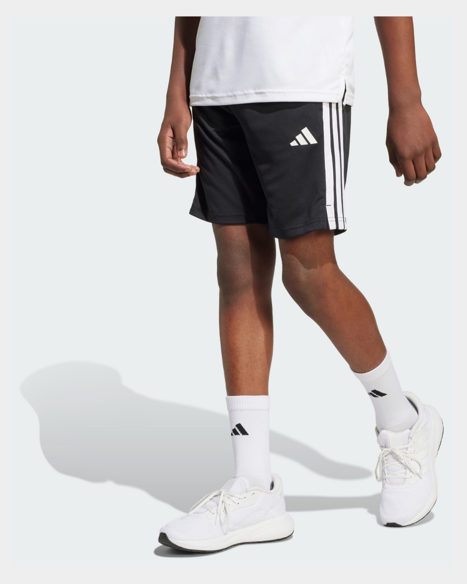 SHORT ADIDAS NEGRO C/ FRANJAS KIDS JJ1038