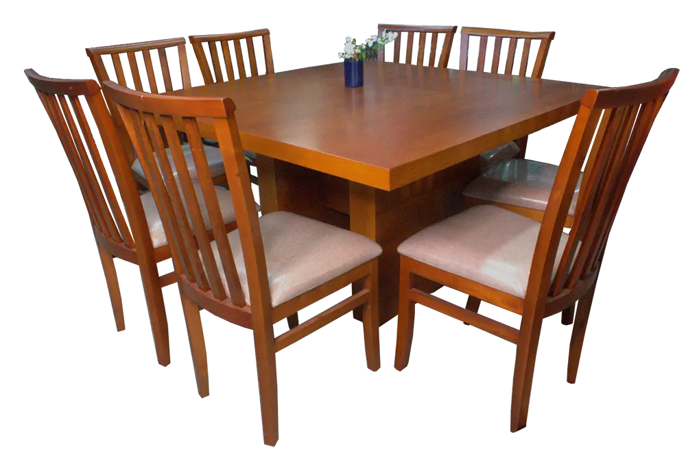 JUEGO DE COMEDOR 8 SILLAS FELICIA