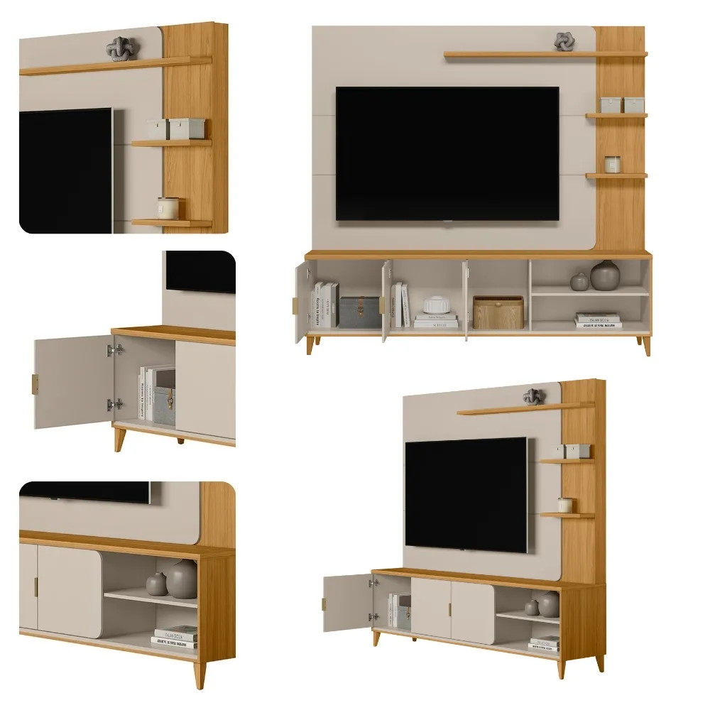 ESTANTE HOME MOVELMAX NAPOLI TAUARI