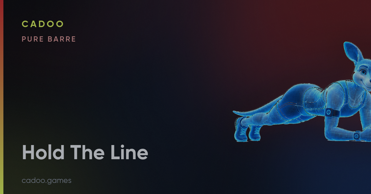 Pure Barre Hold The Line cover