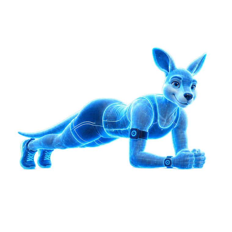 Holographic Cadoo kangaroo trainer