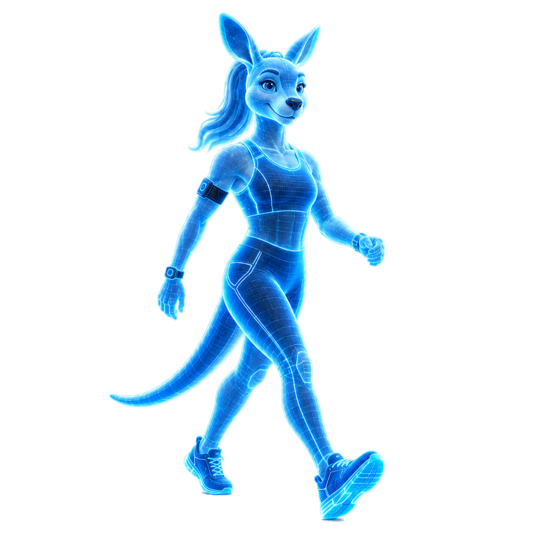 Holographic Cadoo kangaroo trainer