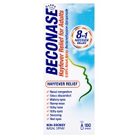 Beconase Hayfever Relief for Adults 0.05% Nasal Spray – 100 sprays 