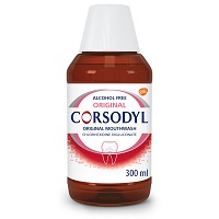 Corsodyl Alcohol-free Mouthwash Original Chlorhexidine 0.2% 300ml