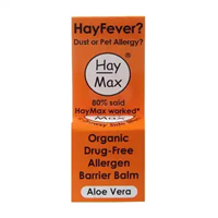 HayMax Aloe Vera Organic Drug Free Pollen Barrier Balm 5ml