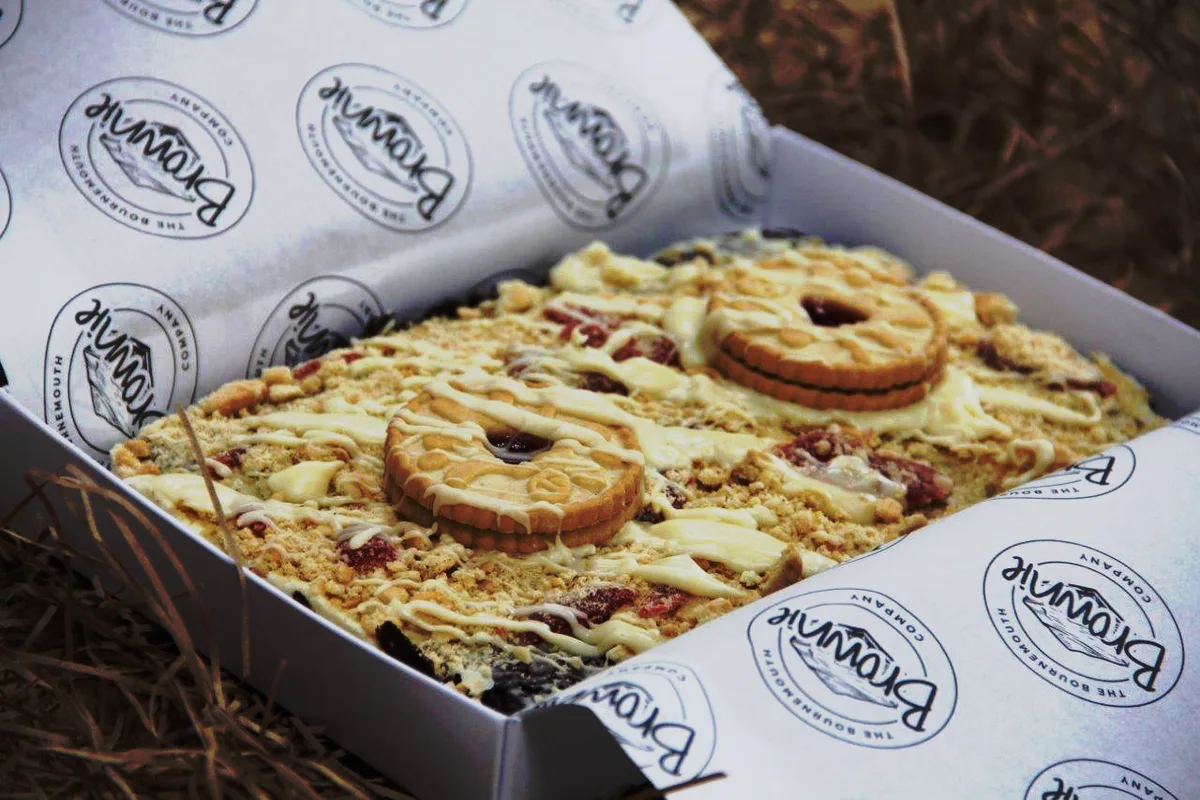 Jammie Dodger Brownie Box