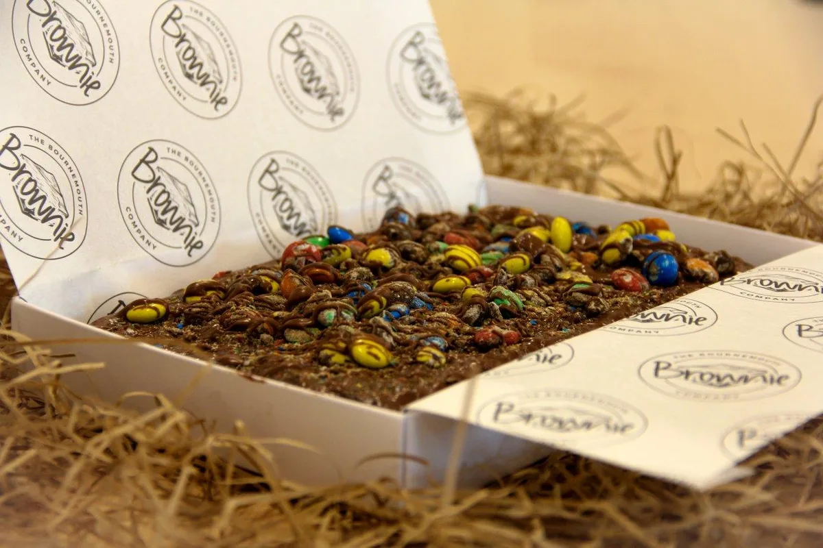 M&M's Brownie Box