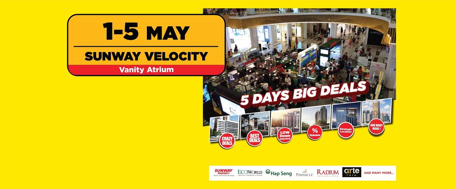 BIG Property Expo: 1-5 May @ Sunway Velocity Mall