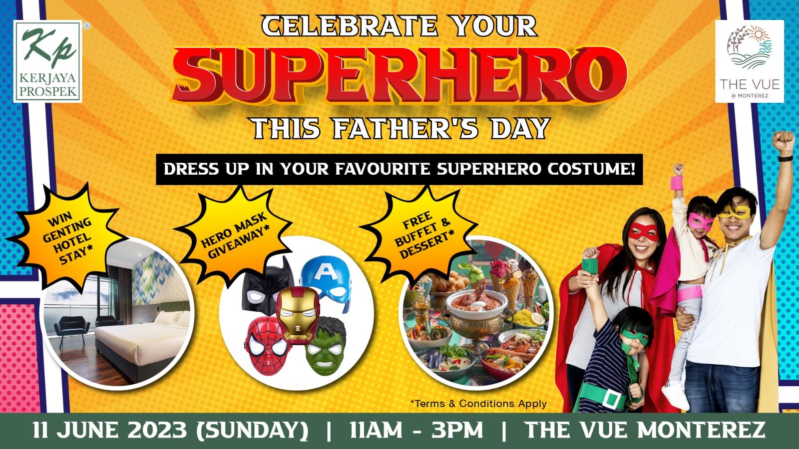 Celebrate Your Superhero This Father's Day At The Vue @Monterez