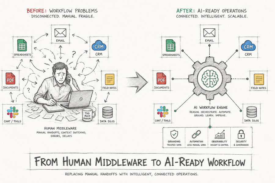 Most Businesses Don't Have an AI Problem. They Have a Workflow Problem.