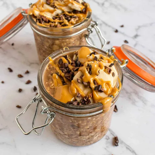 Chocolate Peanut Butter Overnight Oats