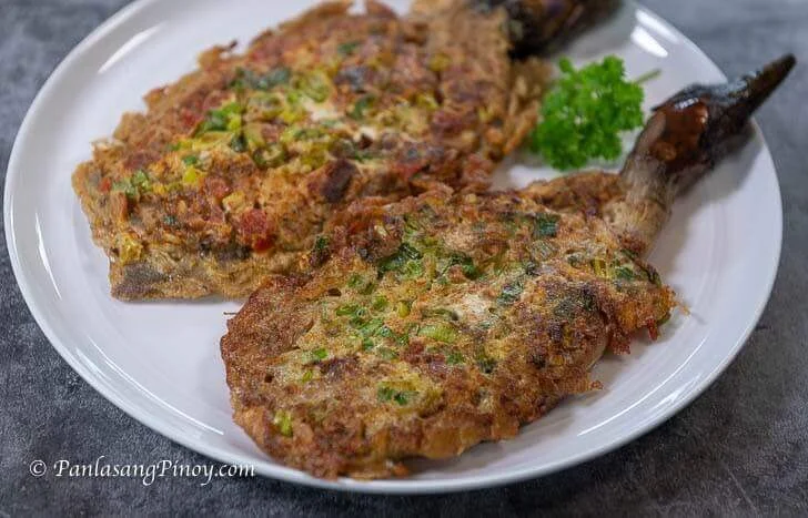 Tortilla de berenjena y sardinas