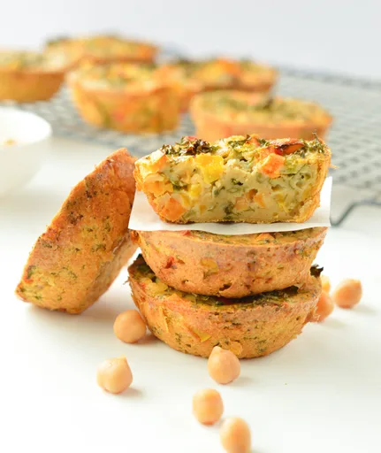 Frittata de harina de garbanzo