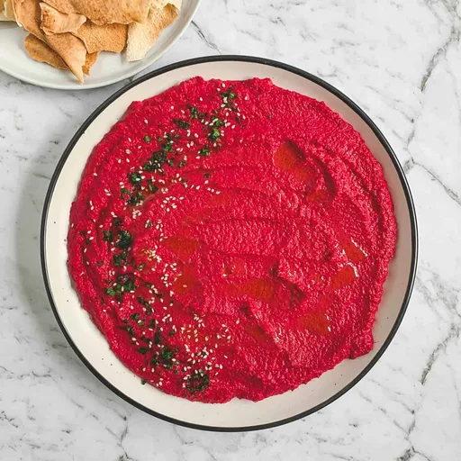 Hummus de remolacha