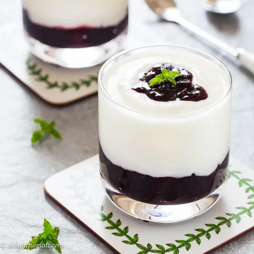 Yogurt Black Sticky Rice Pudding (Sua chua nep cam)