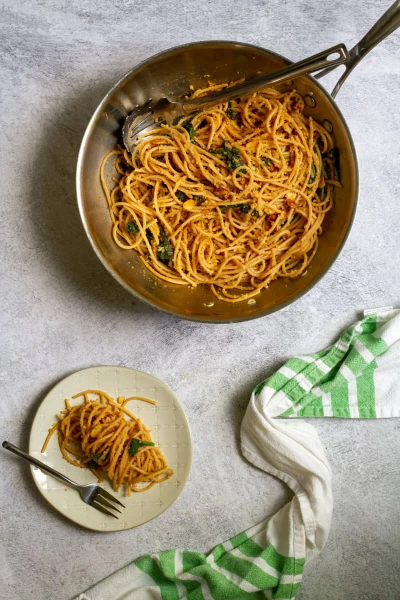 Lemon Spinach Pasta