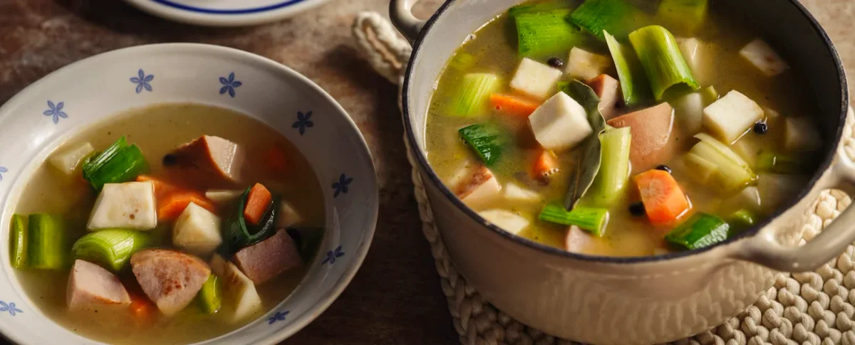 Finnish sausage soup