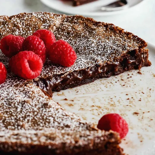 Swedish Sticky Chocolate Cake (Kladdkaka)