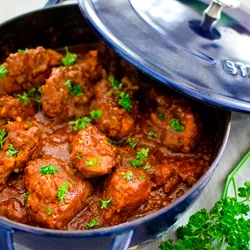 Curry de pollo estilo cabo malayo