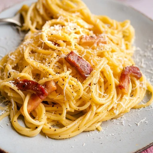 Espaguetis a la carbonara