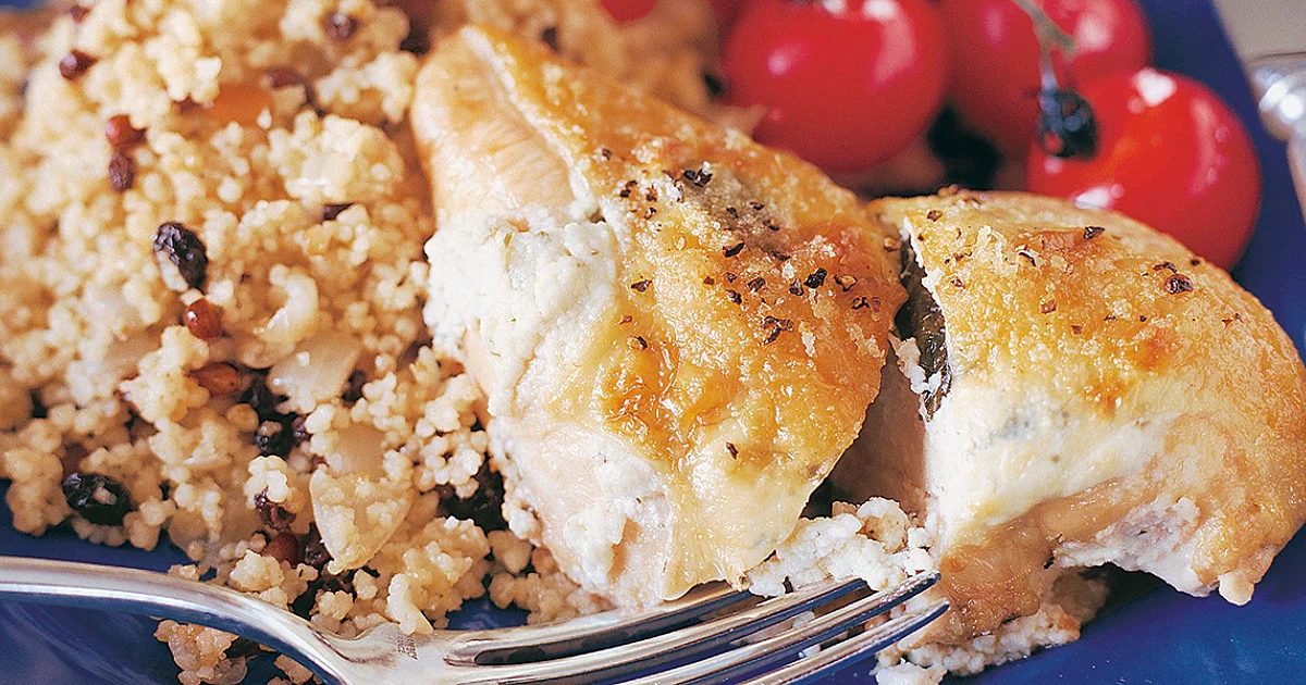 Chicken with Goat Cheese & Basil | Recipes
