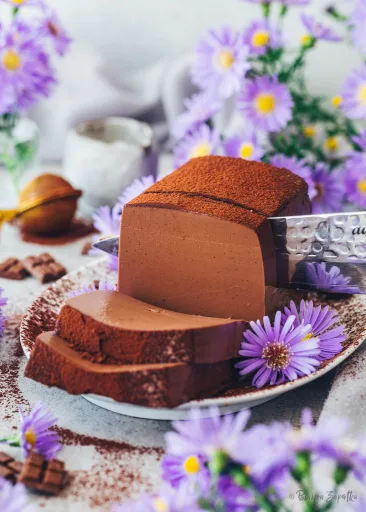 Vegan Chocolate Pudding Cake (Easy No Bake Dessert)