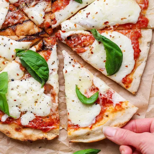 Pizza a la parrilla