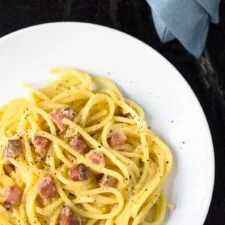 Receta de Espaguetis a la Carbonara