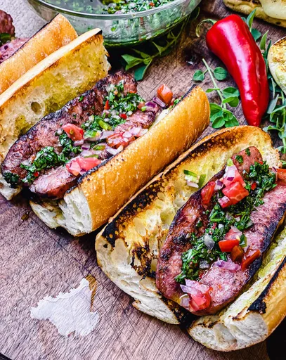 Receta auténtica de choripán argentino