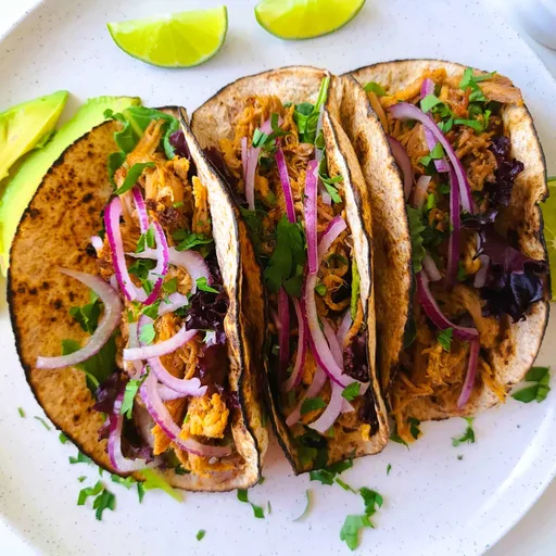 Tacos de cerdo desmenuzado (fáciles en 15 minutos)