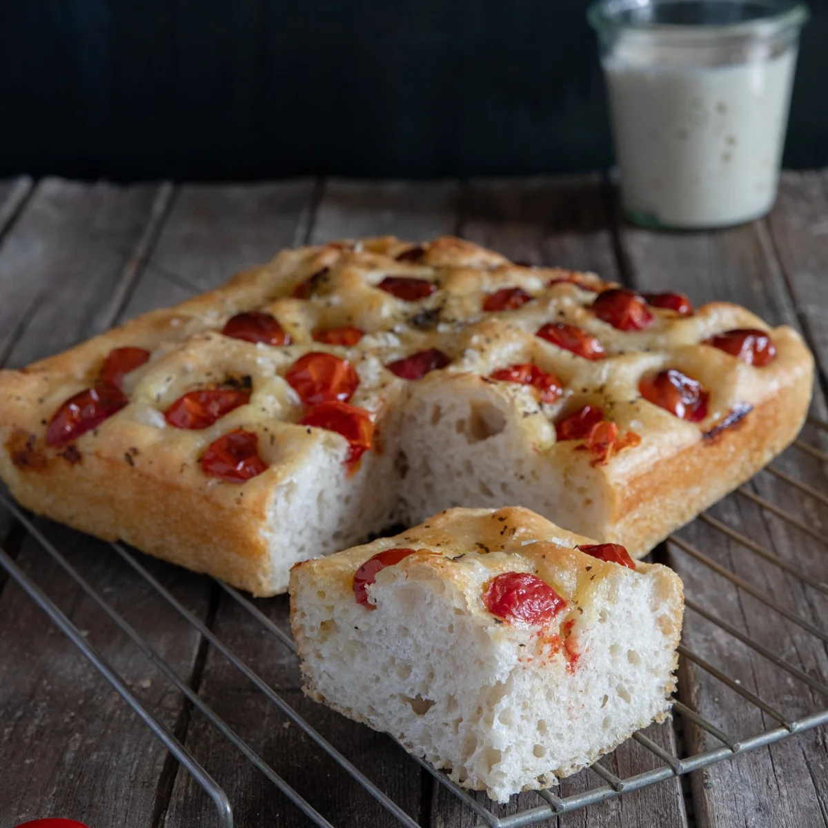 Lievito Madre Tomato Focaccia