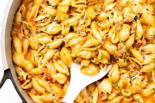 Carne picada con Pasta