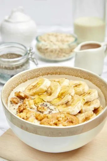 Gachas de avena proteicas