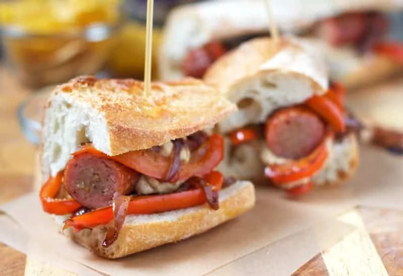 Smoked Sausage Sandwich