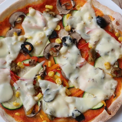 Pizza mediterránea de verduras