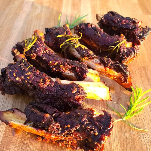 Costillas de ternera ahumadas