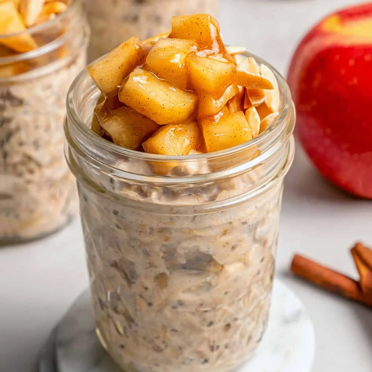 Apple Cinnamon Overnight Oats