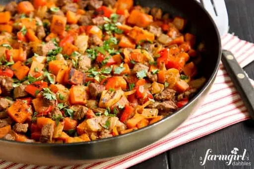 Beef and Sweet Potato Hash
