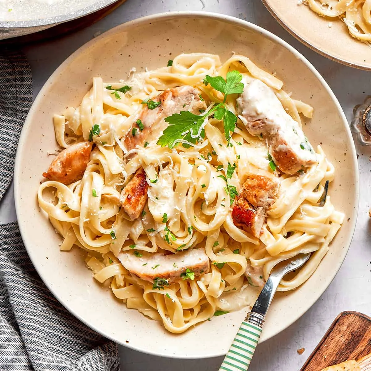 Chicken Fettuccine Alfredo