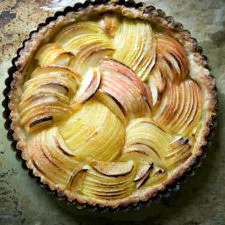 La tarta de manzana francesa más fácil
