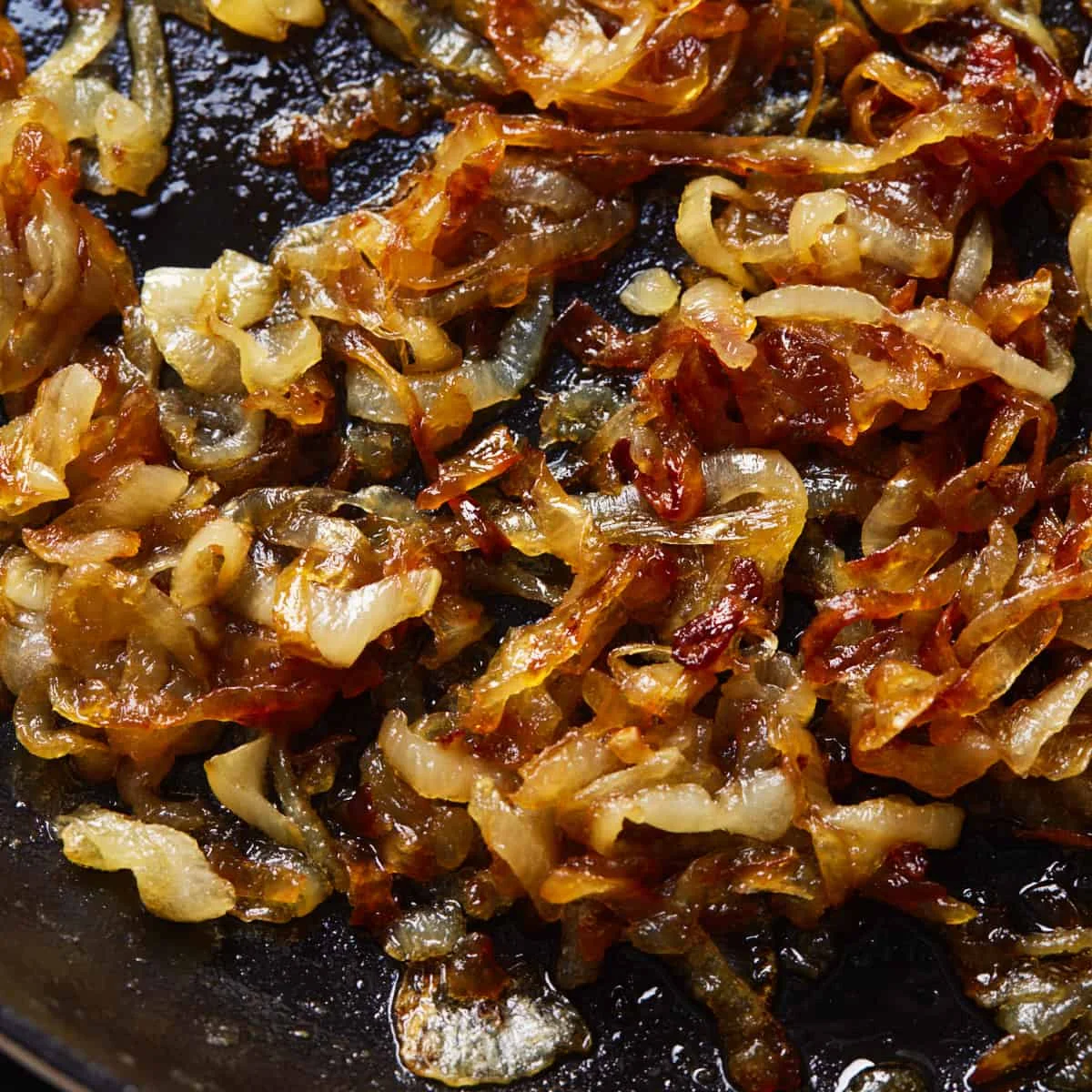 Cebolla caramelizada para hamburguesas