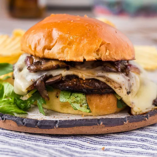 Mushroom Swiss Burger