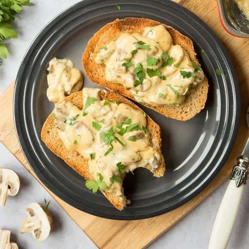 Creamy Mushrooms on Toast Recipe