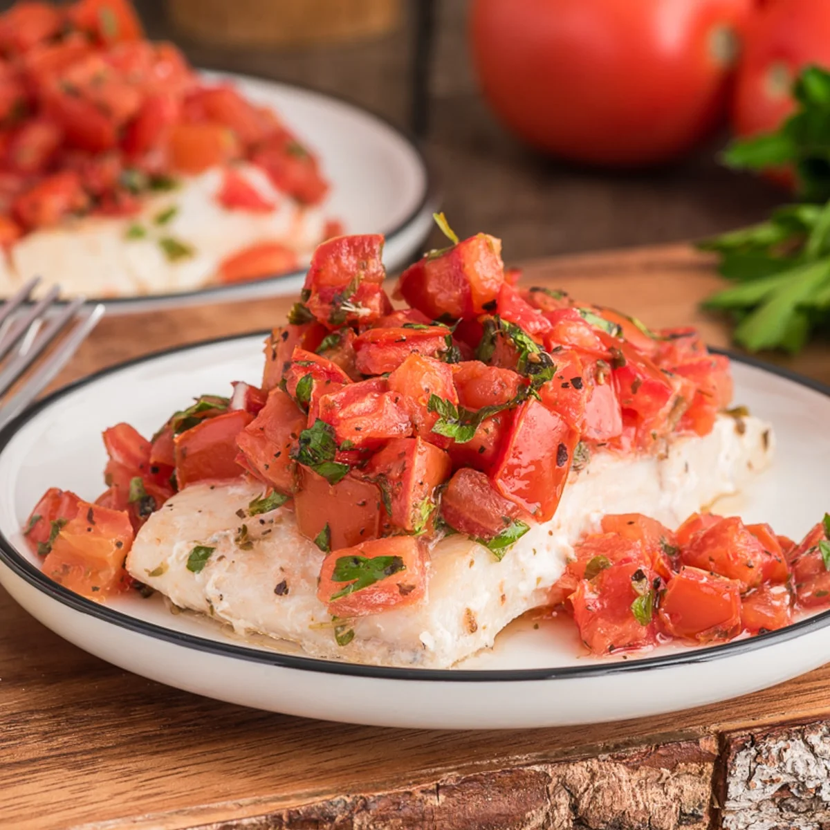 Italian Oven Baked Fish Marinara