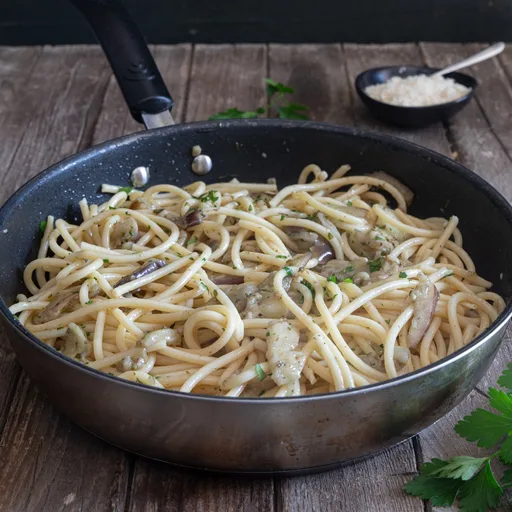 Simple Italian Eggplant Pasta