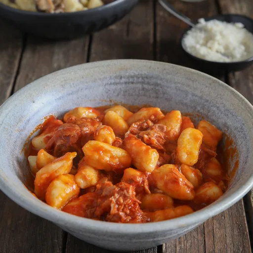 Ñoquis de polenta sobrante
