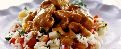 Kycklingcurry med ris