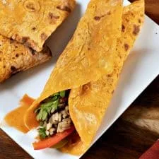 Wraps de Patata sin Aceite (lefse)