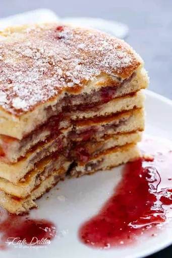 Jam(Jelly) Donut Pancakes