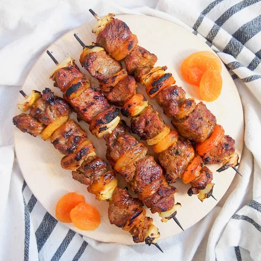 Pork skewers (Pork Sosaties)